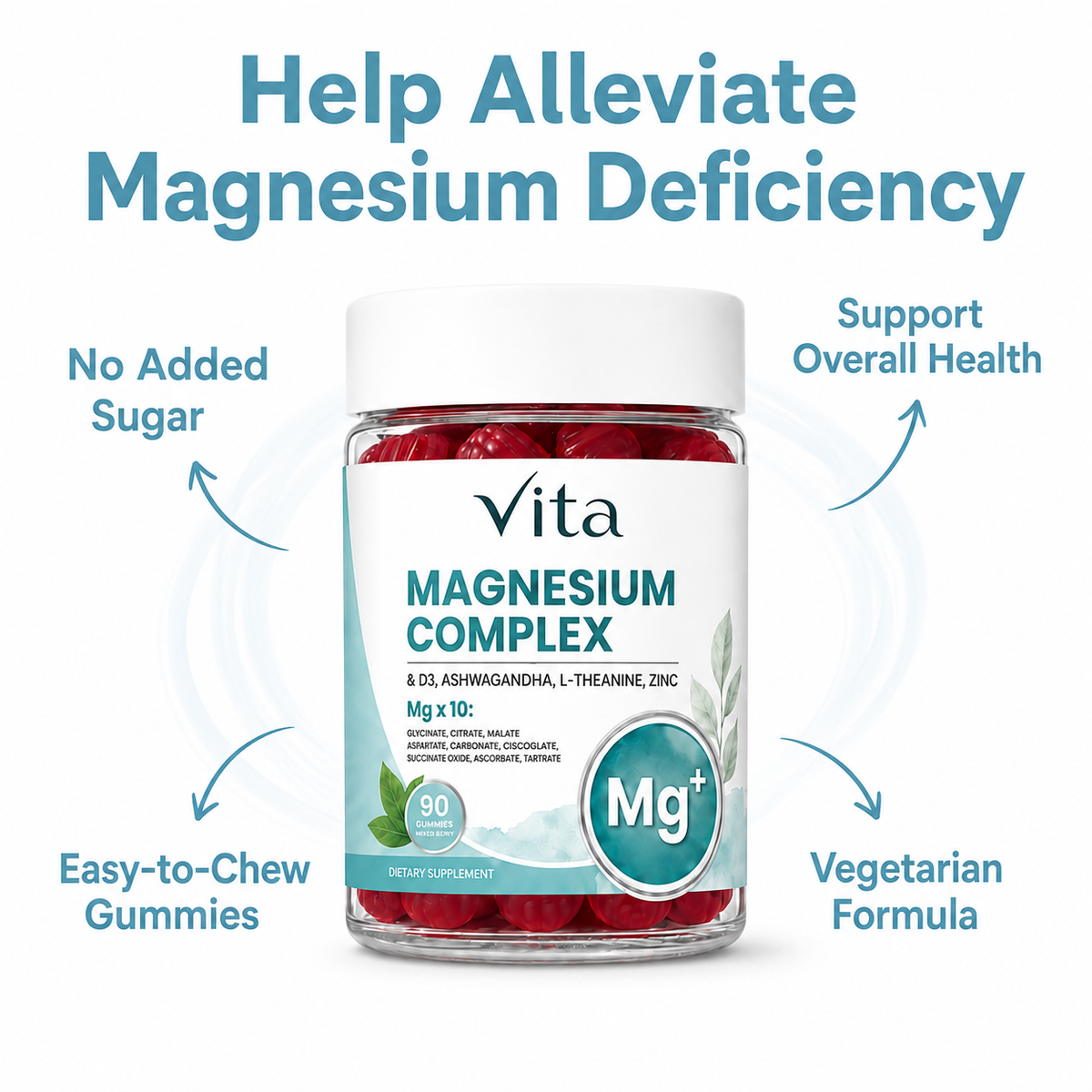 Vita Magnesium Complex 14-in-1 Gummies