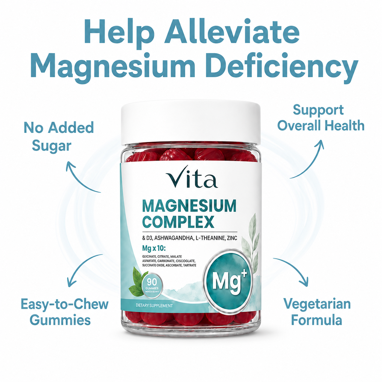 Vita Magnesium Complex 14-in-1 Gummies